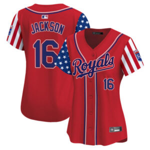 Women’s Kansas City Royals 2025 Independence Day Vapor Premier Limited Jersey – All Stitched