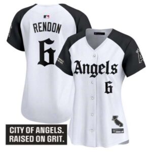 Women’s Los Angeles Angels ‘Gothic Halo Edition’ Vapor Premier Limited Jersey – All Stitched