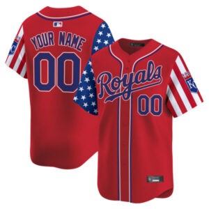 Kansas City Royals 2025 Independence Day Vapor Premier Limited Custom Jersey – All Stitched