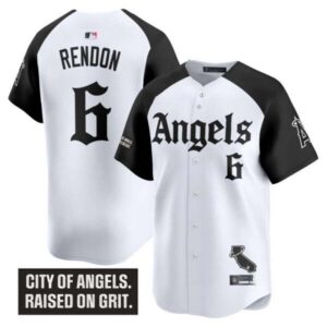 Men’s Los Angeles Angels ‘Gothic Halo Edition’ Vapor Premier Limited Jersey – All Stitched