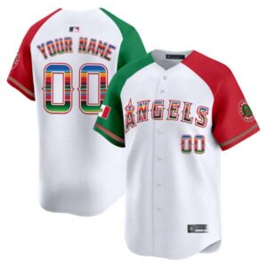 Los Angeles Angels Mexico Vapor Premier Limited Custom Jersey – All Stitched