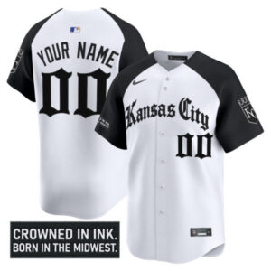 Kansas City Royals ‘Gothic Crown Edition’ Vapor Premier Limited Custom Jersey – All Stitched