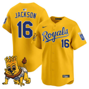 Youth’s Kansas City Royals Sluggerrr Patch Vapor Premier Limited Jersey – All Stitched