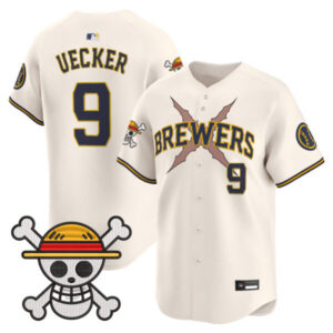 Men’s Milwaukee Brewers x One Piece Vapor Premier Limited Jersey – Stitched