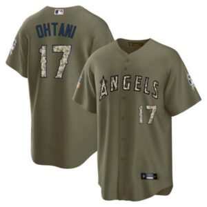 Shohei Ohtani Los Angeles Angels Salute To Service Jersey – All Stitched