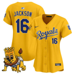 Women’s Kansas City Royals Sluggerrr Patch Vapor Premier Limited Jersey – All Stitched