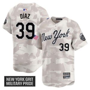 Men’s New York Mets 2025 Armed Forces Day Vapor Premier Limited Jersey – All Stitched