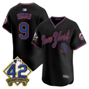Men’s New York Mets 2025 Jackie Robinson Patch Road Alternate Jersey – All Stitched