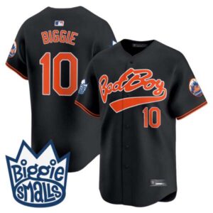 Men’s Mets Biggie Smalls Vapor Premier Limited Jersey – All Stitched