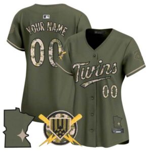 Minnesota Twins Armed Forces Day Vapor Premier Limited Custom Jersey – All Stitched