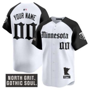 Minnesota Twins ‘Gothic North Edition’ Vapor Premier Limited Custom Jersey – All Stitched