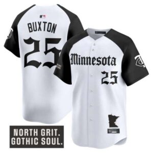 Men’s Minnesota Twins ‘Gothic North Edition’ Vapor Premier Limited Jersey – All Stitched