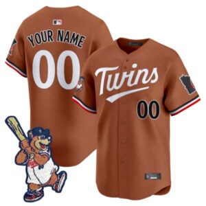 Minnesota Twins T.C. Bear Patch Vapor Premier Limited Custom Jersey – All Stitched