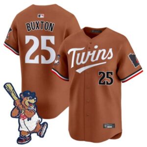 Minnesota Twins T.C. Bear Patch Vapor Premier Limited Jersey – All Stitched