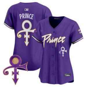 Prince Minnesota Twins Prince Patch Purple Vapor Premier Limited Jersey – All Stitched