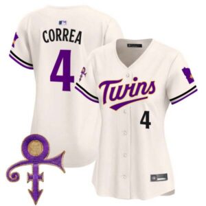 Women’s Minnesota Twins Prince Patch Vapor Premier Limited Jersey V3 – All Stitched