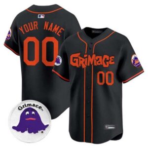 Mets Grimace Vapor Premier Limited Custom Jersey V2 – All Stitched