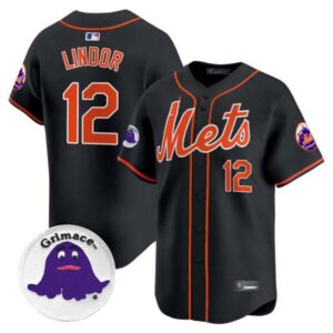 Men’s Mets Grimace Vapor Premier Limited Jersey – All Stitched