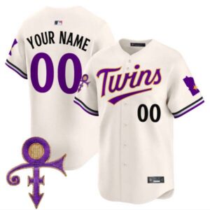 Minnesota Twins Prince Patch Vapor Premier Limited Custom Jersey V3 – All Stitched