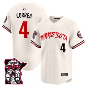Men’s Minnesota Twins Shaking Hands Patch Vapor Premier Limited Jersey – All Stitched
