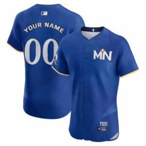 Minnesota Twins Royal 2024 City Connect Limited Custom Jersey – All Stitched