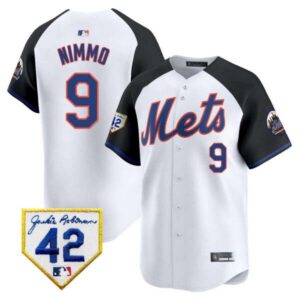 Men’s New York Mets 2024 Jackie Robinson Patch Vapor Premier Limited Jersey – All Stitched