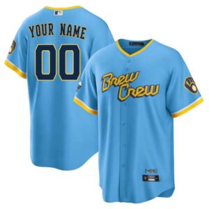 Milwaukee Brewers City Connect Custom Jersey – All Stitched