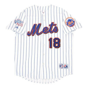 Darryl Strawberry New York Mets 1986 World Series White Jersey – All Stitched