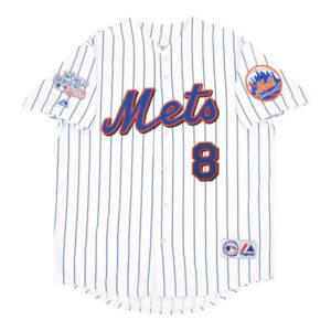 Gary Carter New York Mets 1986 World Series White Jersey – All Stitched