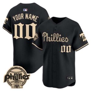 Philadelphia Phillies ‘Halloween Mummy Edition’ Premier Limited Custom Jersey – Stitched