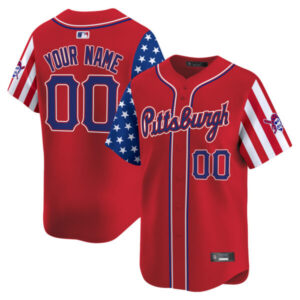 Pittsburgh Pirates 2025 Independence Day Vapor Premier Limited Custom Jersey – All Stitched