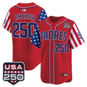 Men’s San Diego Padres “America250 Edition” Vapor Premier Limited Jersey – All Stitched