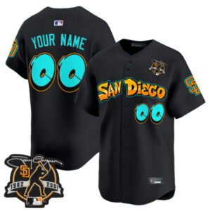 San Diego Padres ‘Graffiti Barrio Edition’ Vapor Premier Limited Custom Jersey – All Stitched