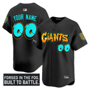 San Francisco Giants ‘Graffiti Fog City Drop’ Vapor Premier Limited Custom Jersey – All Stitched