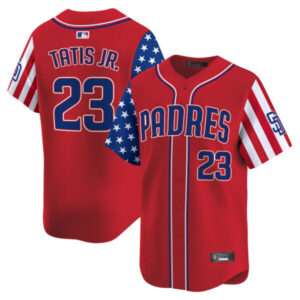 Men’s San Diego Padres 2025 Independence Day Vapor Premier Limited Jersey – All Stitched