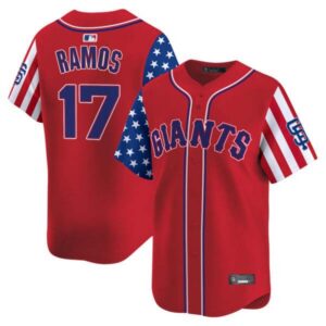 Men’s San Francisco Giants 2025 Independence Day Vapor Premier Limited Jersey – All Stitched