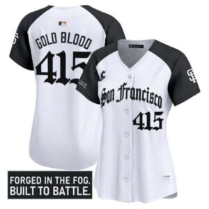 Women’s San Francisco Giants ‘Gothic Fog Edition’ Vapor Premier Limited Jersey – All Stitched