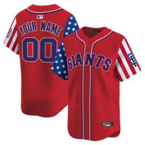 San Francisco Giants 2025 Independence Day Vapor Premier Limited Custom Jersey – All Stitched