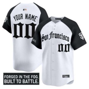 San Francisco Giants ‘Gothic Fog Edition’ Vapor Premier Limited Custom Jersey – All Stitched