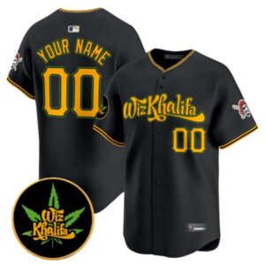 Pittsburgh Pirates Wiz Khalifa Vapor Premier Limited Custom Jersey – All Stitched