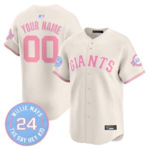 San Francisco Giants Bubblegum Pink Vapor Premier Limited Custom Jersey – All Stitched