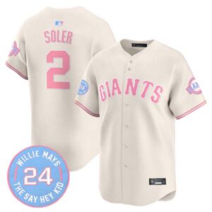 Unisex San Francisco Giants Bubblegum Pink Vapor Premier Limited Jersey – All Stitched