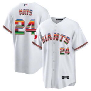 Willie Mays Giants Mexico Cool Base Limited Jersey – All Stitched