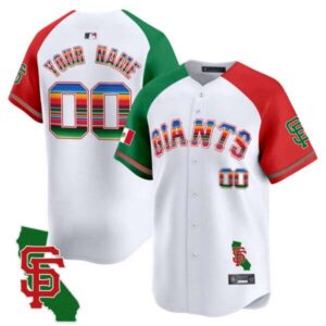San Francisco Giants Mexico California Patch Vapor Premier Limited Custom Jersey – All Stitched