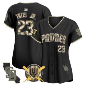 Women’s Padres Armed Forces Day Vapor Premier Limited Jersey – All Stitched