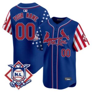 St. Louis Cardinals 2024 Fourth of July Vapor Premier Limited Custom Jersey – All Stitched