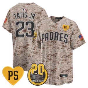 Men’s Padres “For Peter” & Petco Park 20th Patch USMC Vapor Premier Limited Jersey – All Stitched