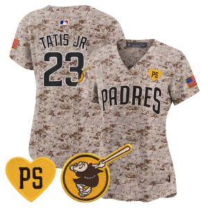 Women’s Padres USMC Alternate Vapor Premier Limited Jersey – All Stitched