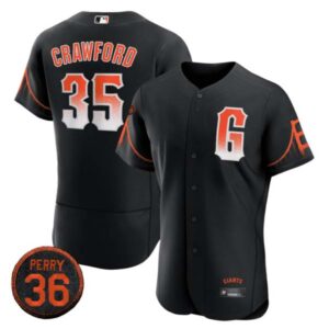Giants 2023 Black City Connect #36 Gaylord Perry Patch Jersey – All Stitched