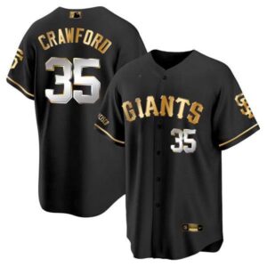 Men’s Giants Gold & City Connect Jersey – All Stitched